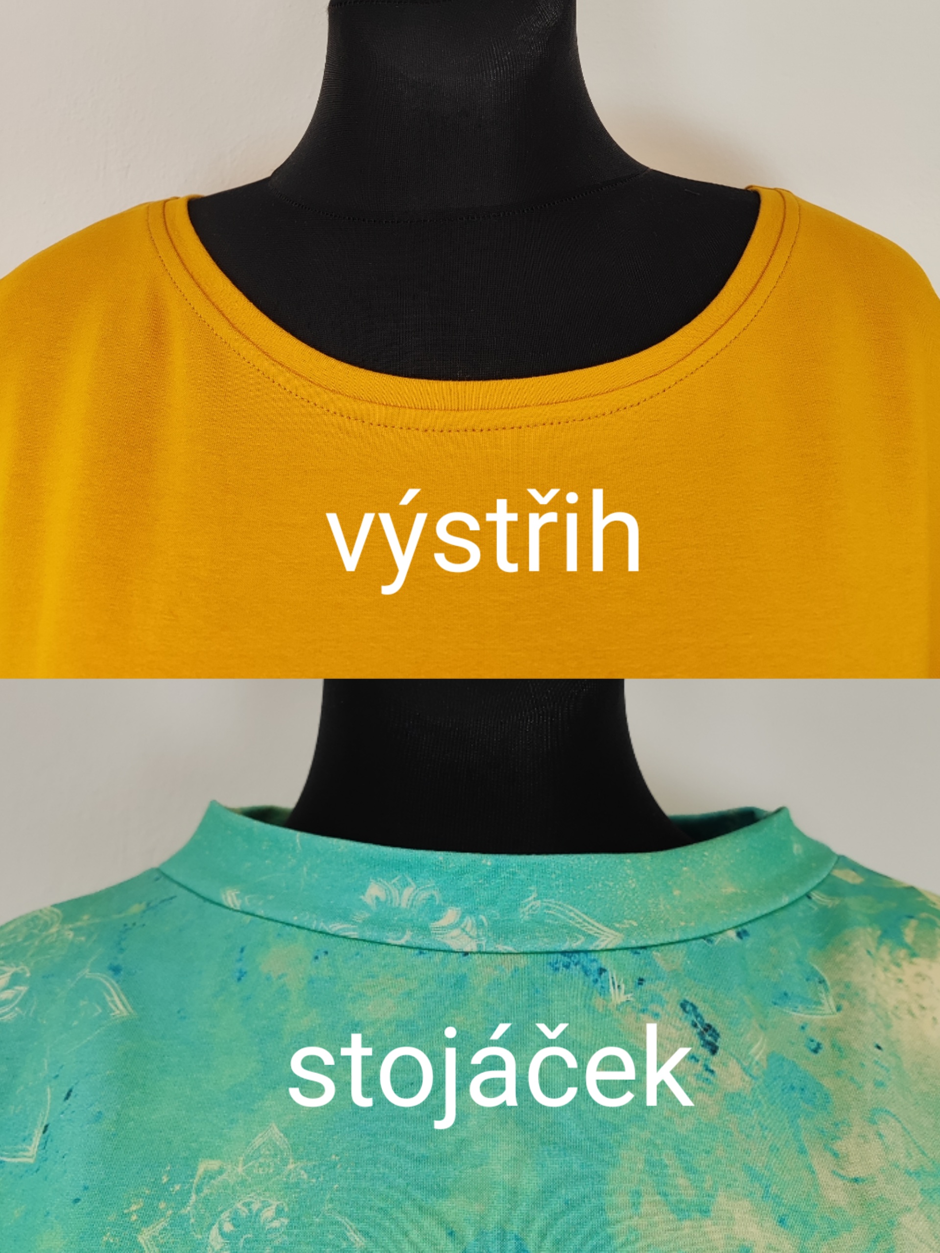 šaty se stojáčkem